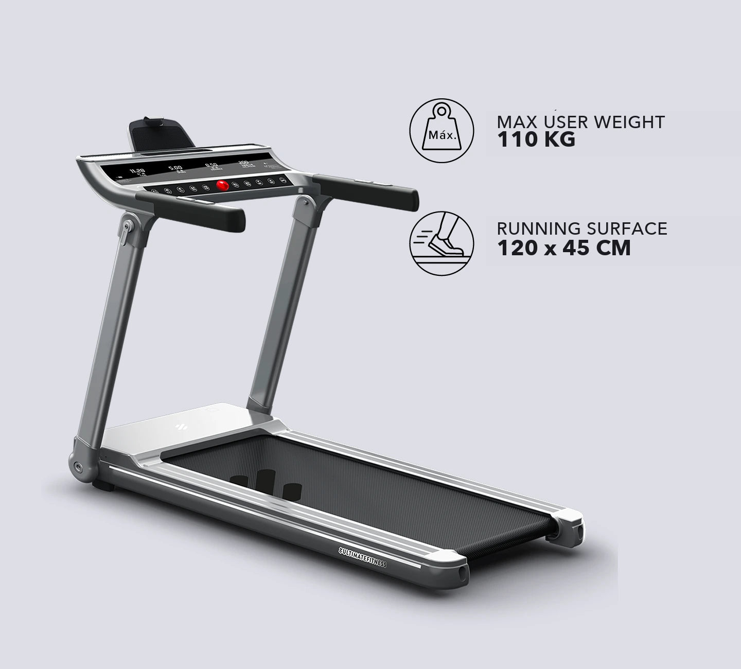 Spacious Running Surface