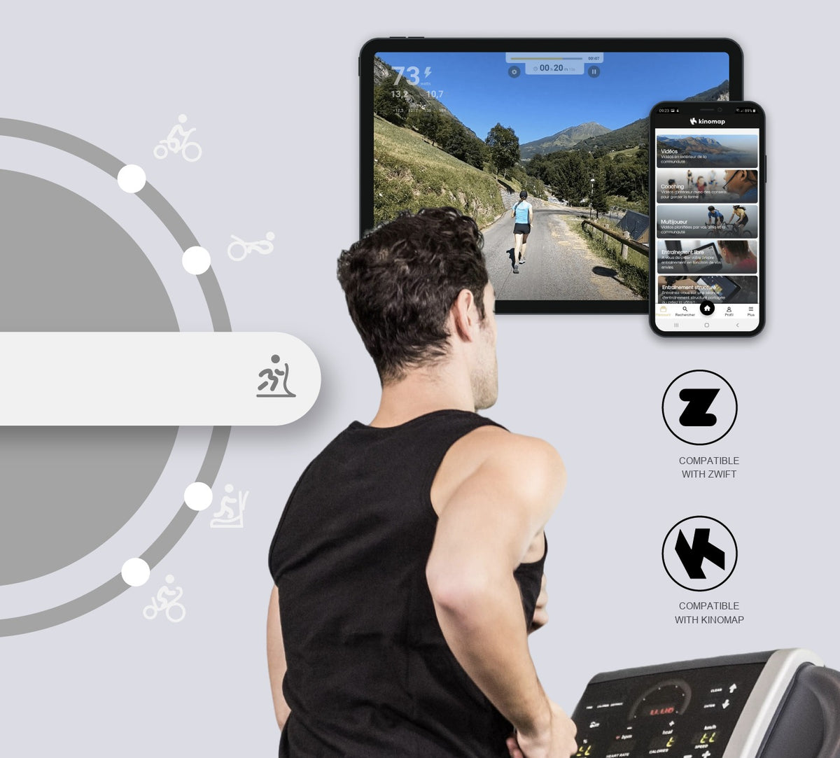 Connect, train and explore from home