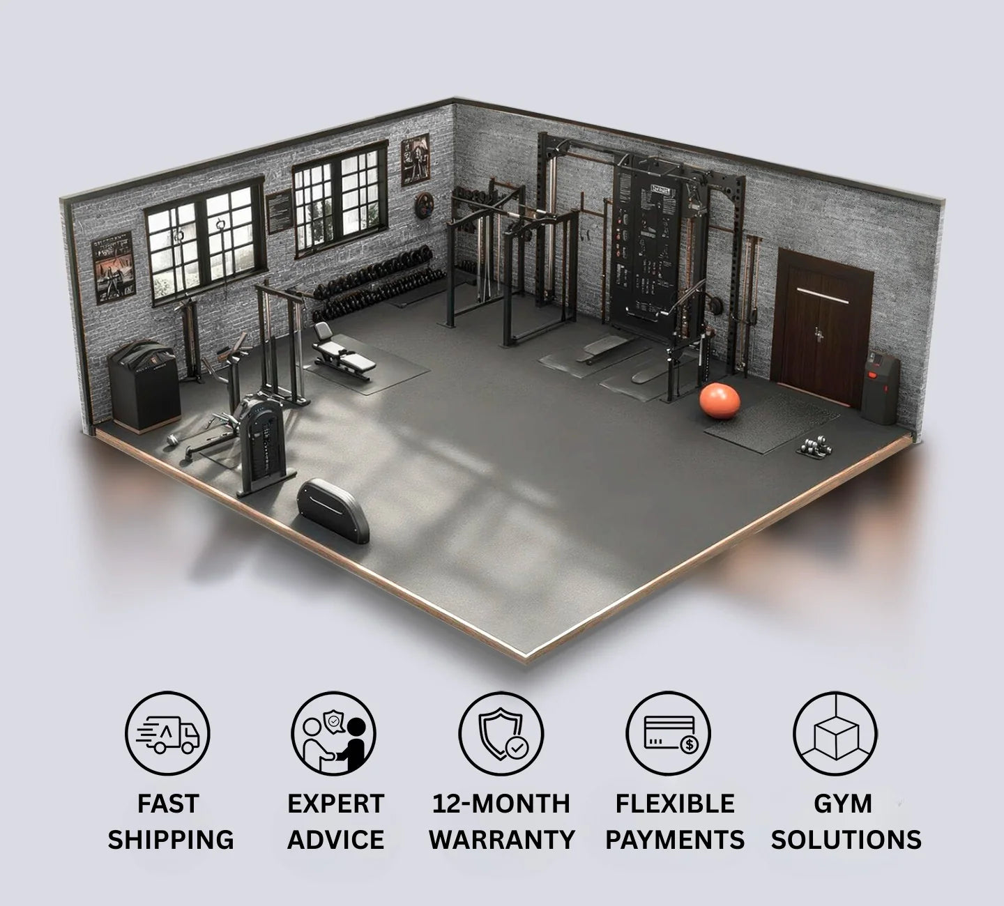 Everything you need to build your gym